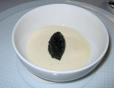 Russian Sevruga Caviar and Cauliflower Panacotta